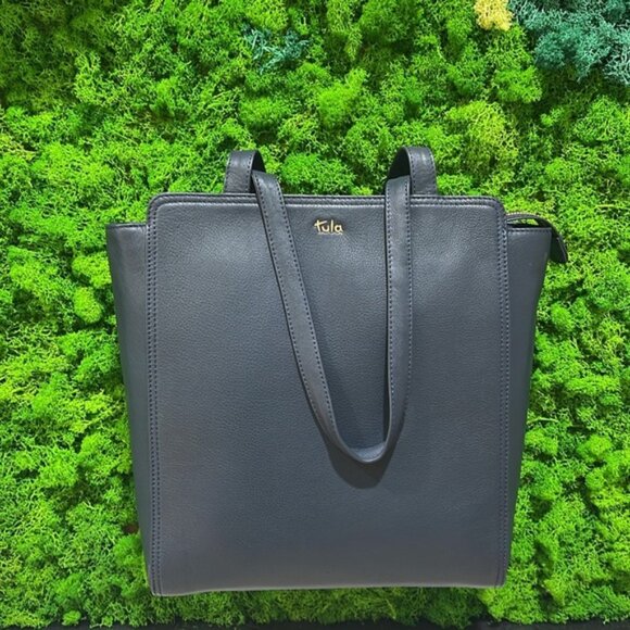 Tula England Nappa Originals Large Grainy Leather Tote - Picture 3 of 5